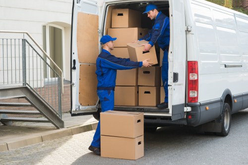 Customer raising a complaint about a man and van service