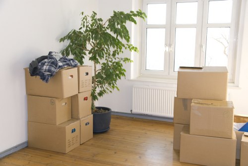 Professional removals team completing a secure and organised move