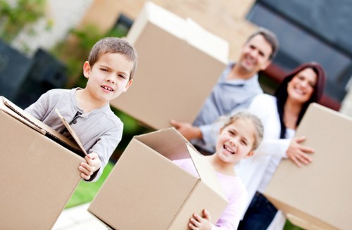 Moving van and organised removals process for customers in Ruislip