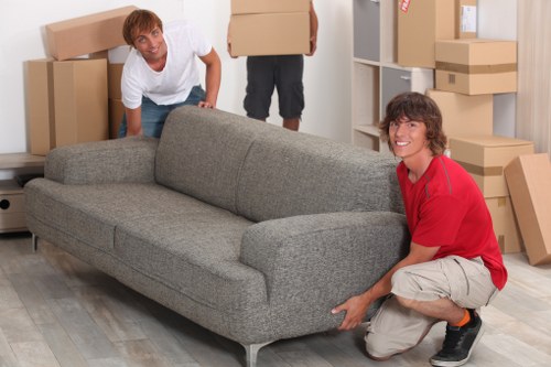 Business relocation team managing an office move in the Ruislip area