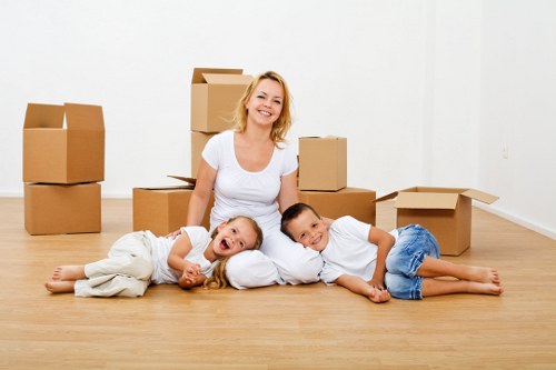 Packing and moving preparation for a Ruislip removal van