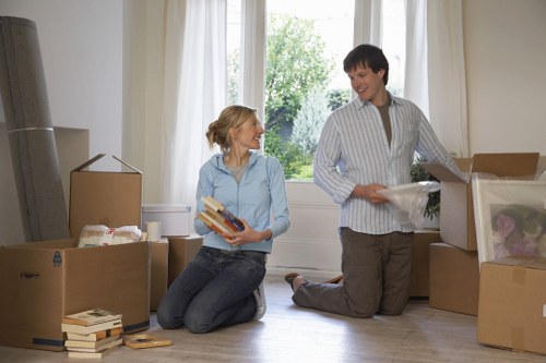 Safe loading procedure during a man and van move in Ruislip